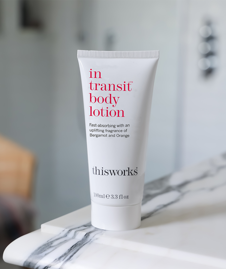 in transit body lotion