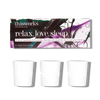 relax love sleep candle trio