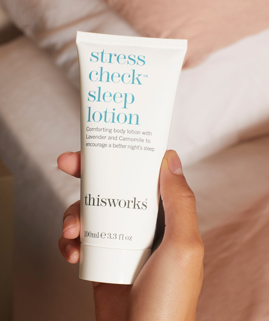 stress check sleep lotion